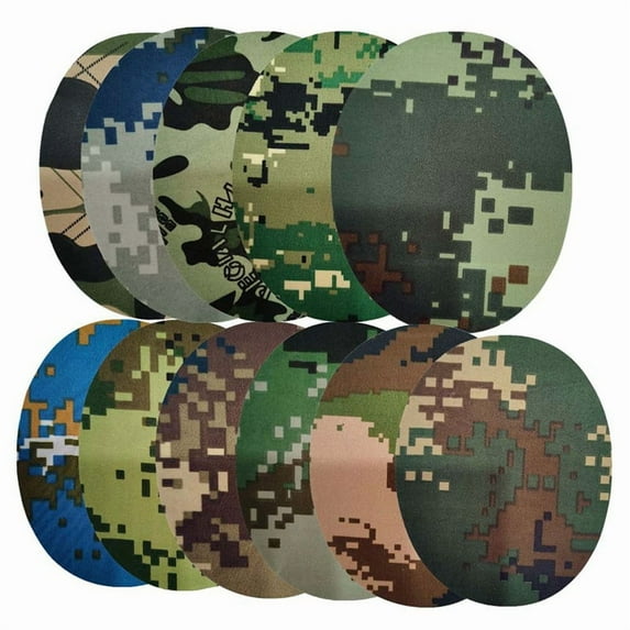 11Pcs Camo Iron on Patches for Jackets Jeans, Clothes Repair Kit, Clothing Elbow Holes D ywm58