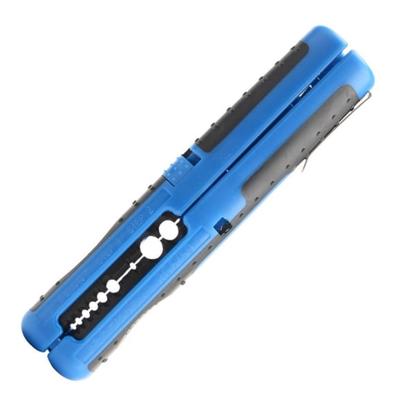 HOT 1PCS Wire Stripper Multi-Function Portable Pen Stripper, Network Cable, Wire, Coaxial Cutter,10-20AWG,Blue