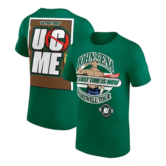 HOT 2025 - John Cena Farewell Tour SummerSlam 2025 T-Shirt All Size for fans,Forest Green Color,Size M