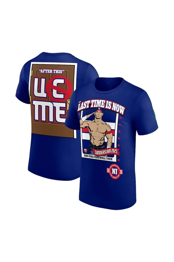 HOT 2025 - John Cena Farewell Tour SummerSlam 2025 T-Shirt All Size for fans,Royal Blue Color,Size 2XL