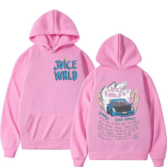 HOT 2025 Rapper Juice Wrld Hoodie Casual rock singers sweatshirt Fleece hooded Pullover
