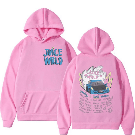 HOT 2025 Rapper Juice Wrld Hoodie Casual rock singers sweatshirt Fleece hooded Pullover