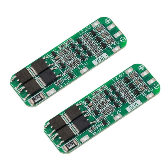 2PCS 3S 20A Lithium Battery 18650 Charger PCB Protection Board 18650 Li-Ion Battery Charging Module 11.1V 12V 12.6V