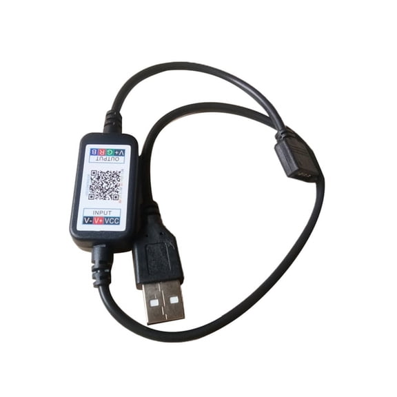 HOT 2Pcs for LED Strip Light Mini RGB Dimmer DC5-24V Phone APP Bluetooth-Compatible USB Cable Controller