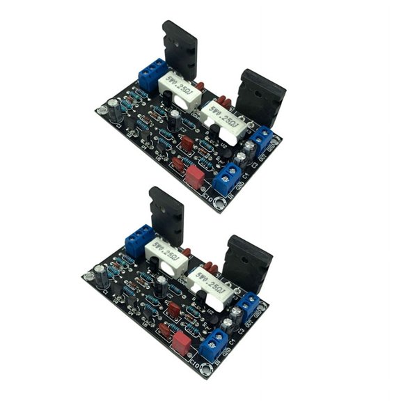 HOT 2pcs Mono Board Power Amplifier for 2SC5200 + 2SA1943 High