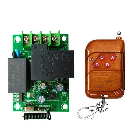 HOT 433MHz Universal Wireless Remote Control Switch AC220V Relay Module and 500m Transmitter for Light/Garage Gate/Motor