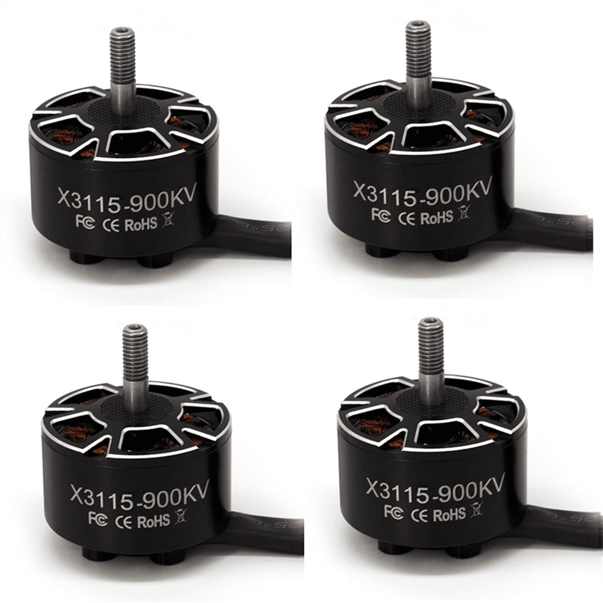HOT 4Pcs 3115 900KV 6S Brushless Motor for RC Multirotor X-Class FPV ...
