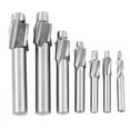 thumbnail image 1 of 7Pcs M3- Counterbore Milling Cutter High Speed Steel Pilot Slotting Tool End Mill Slot Drill Bit Set, 1 of 4