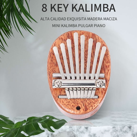 HOT! 8 Key Mini Kalimba Exquisite Finger Thumb Piano Marimba Musical Good Accessory Pendant Gift
