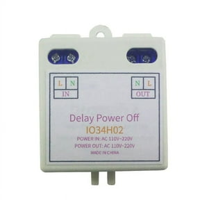 HOT AC 120V 220V Time Delay Relay Power on Switch 1-480Min Adjustable Home Automation Controller