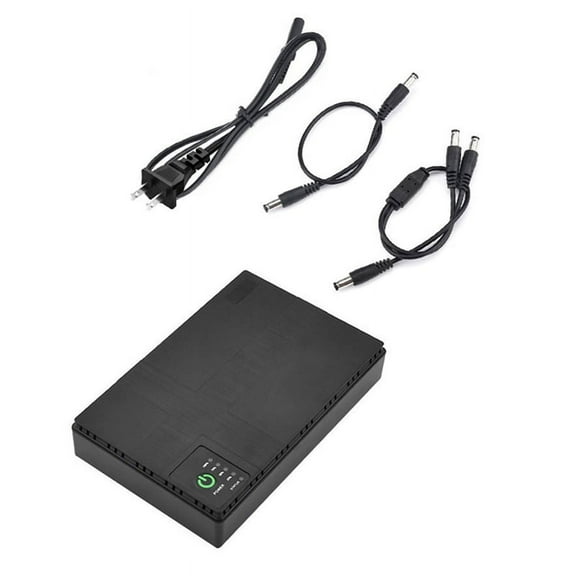 HOT AC85-265V DC1018P Router 5V9V12V Backup Uninterruptible 10400Mah Power Supply Charger Cell Phone DC UPS US Plug