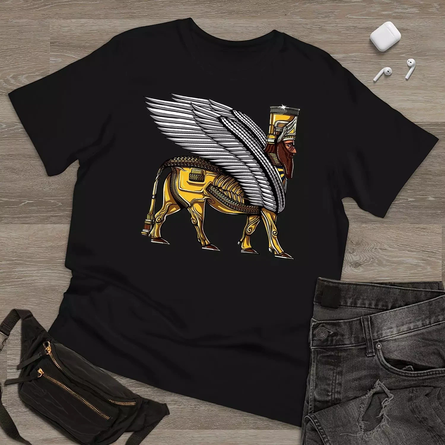 Sumeriian HOT-Anunnaki Alien Gods Ancient Sumerian Mythology Guardian T Shirt Men ...