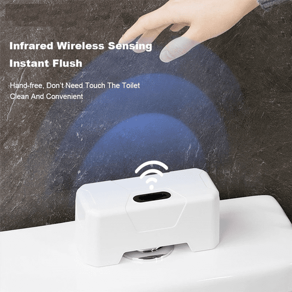 HOT! Automatic Toilet Flush Button Flusher ExternalInfrared Smart Flushing Sensor