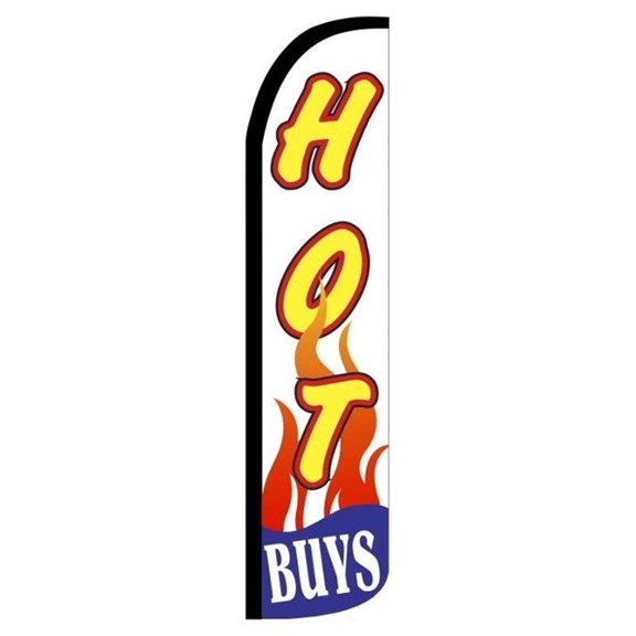 HOT BUYS Windless Flag (Hardware Not Included) |Advertisement /Business Flags | Feather Flag |