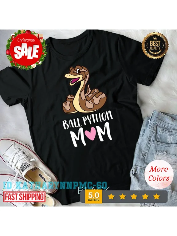 HOT-Ball Python Mom Snake Ball Python Unisex T-shirt.