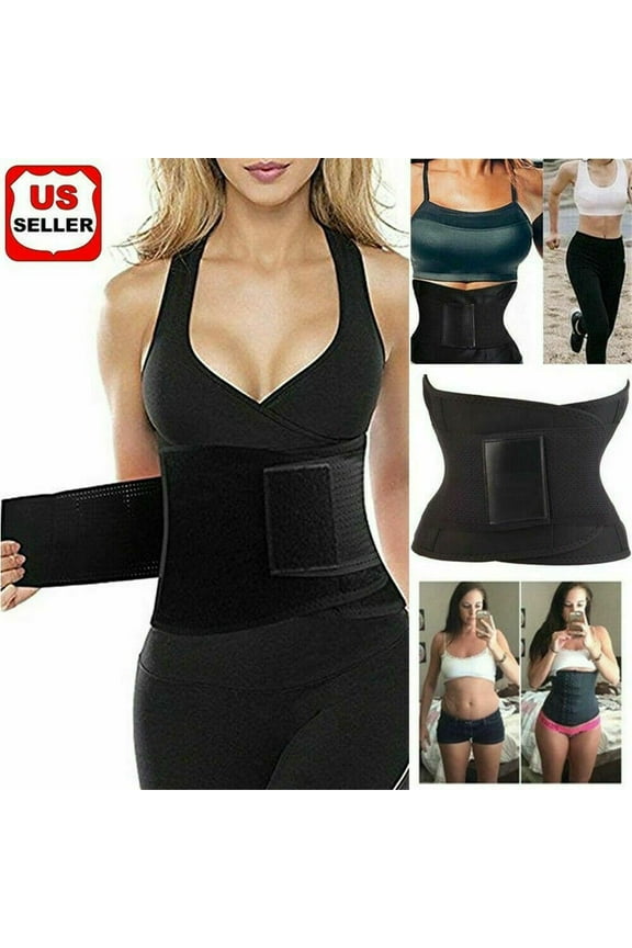 HOT Best Waist Trainer for women Sauna Sweat Thermo Yoga Sport Shaper Belt Slim