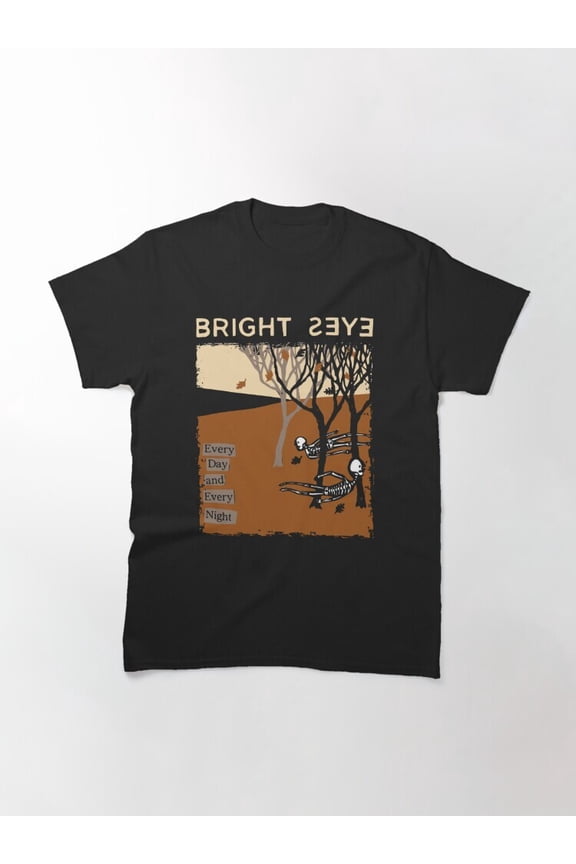 HOT Bright Eyes Every Day and Every Night Logo T-shirt S-5XL