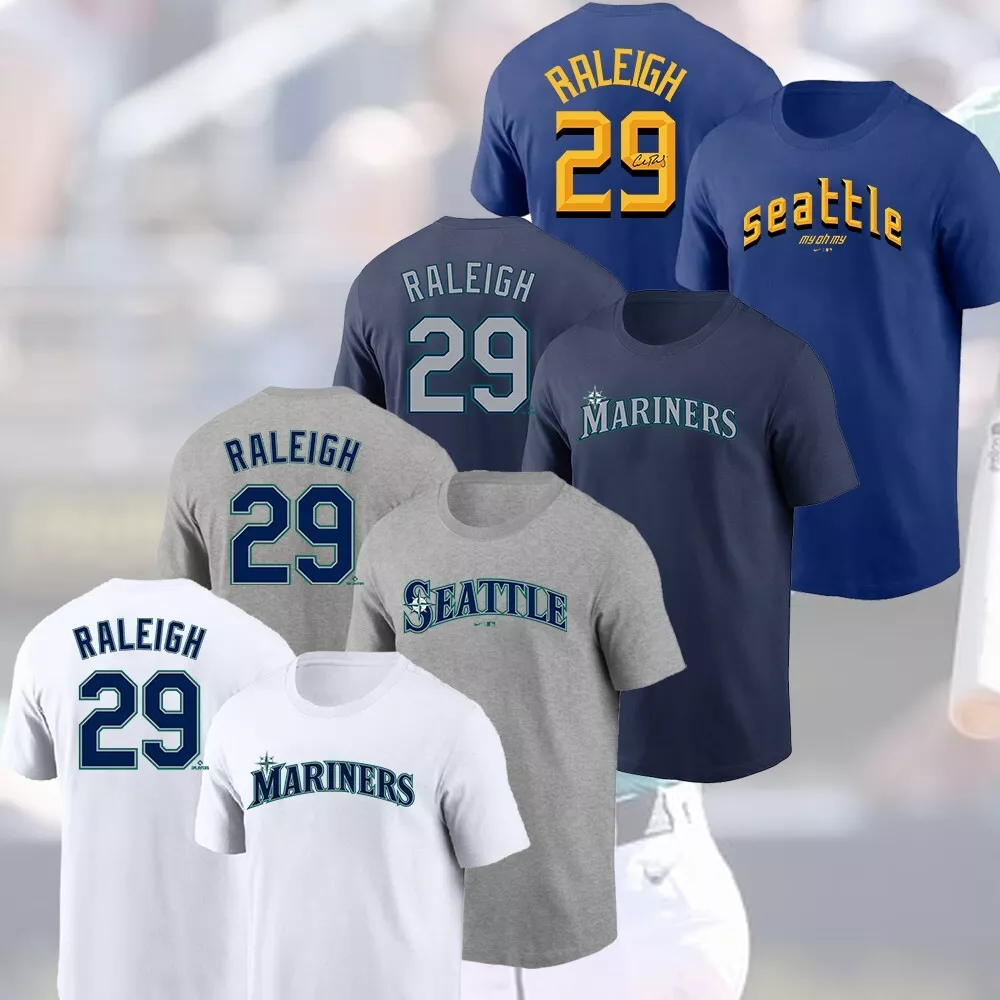 HOT - Cal Raleigh #29 Seattle M.ariners 2025 Player Name & Number Fans ...