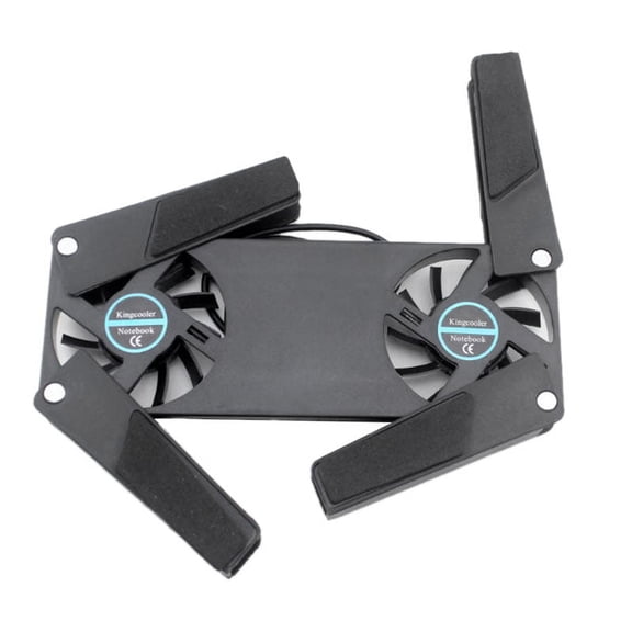 HOT Computer Cooling Pad,Portable Notebook Radiator Foldable Dual Fan Pad