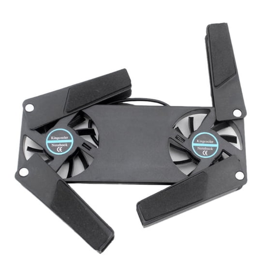 HOT Computer Cooling Pad,Portable Notebook Radiator Foldable Dual Fan Pad