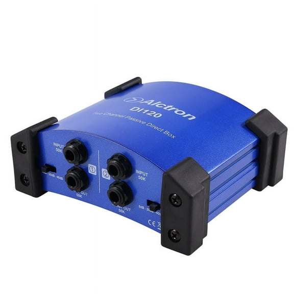 TOP! DI120 Two-Way Passive DI Box Impedance Converter BOX Stage Effect Device