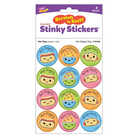 HOT DIGGITY DOG STICKERS