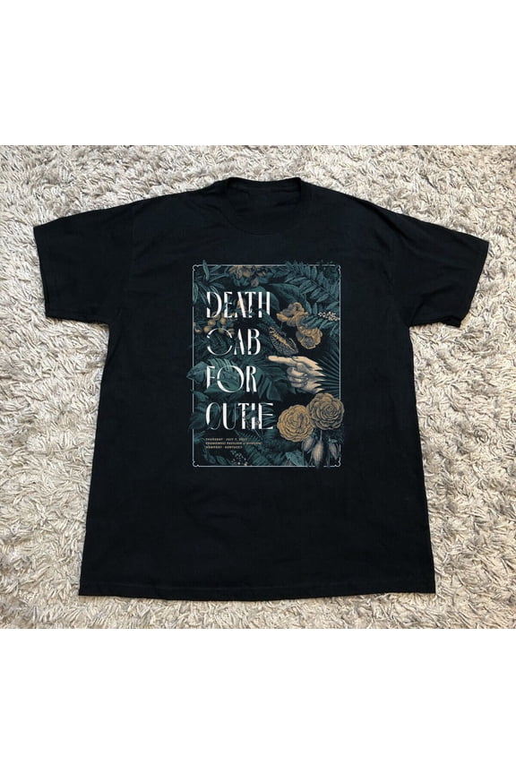 HOT Death Cab for Cutie Black Cotton All size S-5XL T-shirt IA197