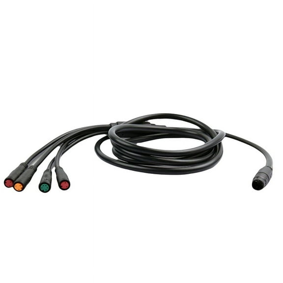 Electric Bicycle Cable 1 to 4 Wiring Harness Main Cable Waterproof Connector for Electr mj4302