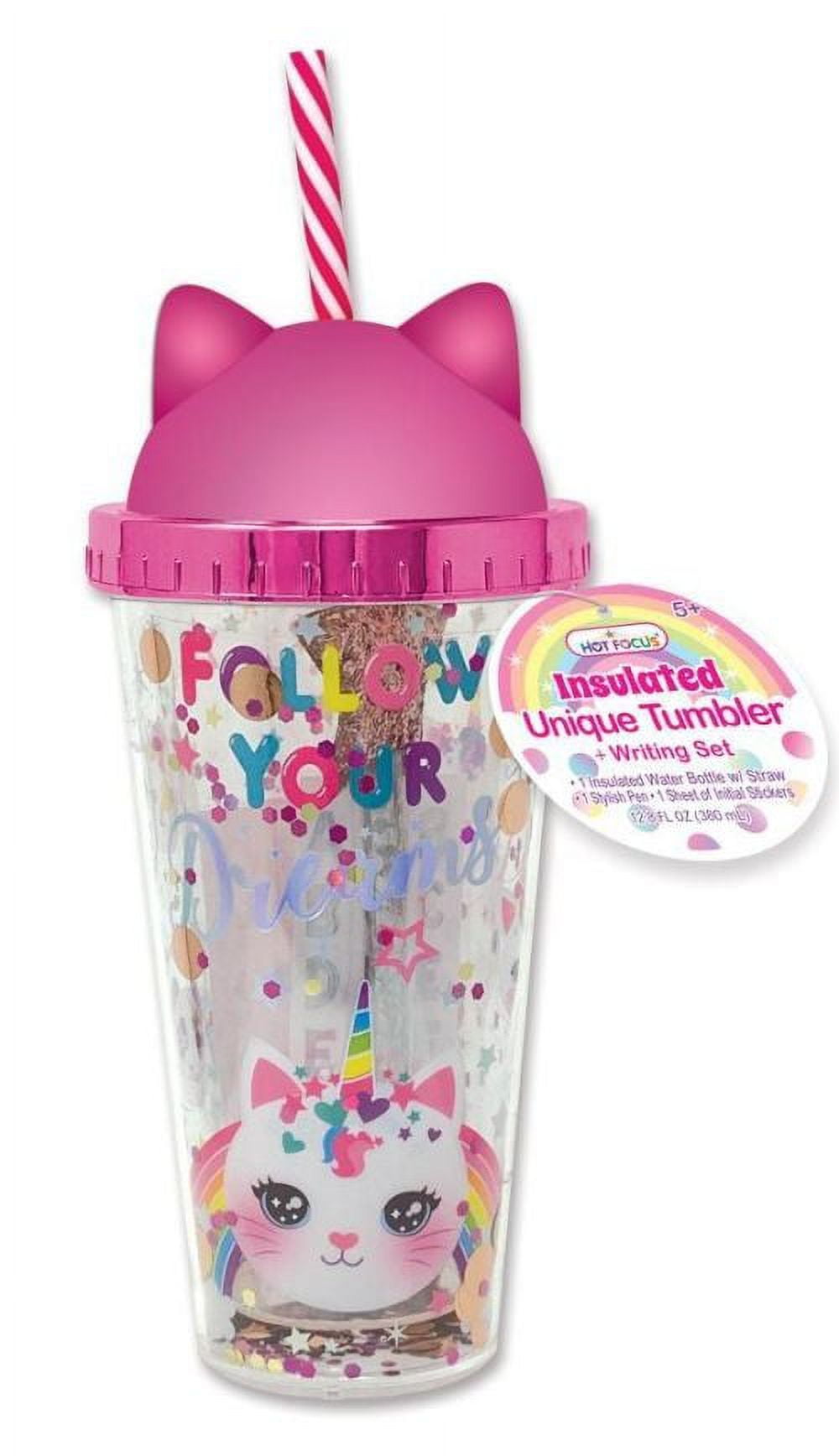 Hot Focus 2 in 1 Snack Water Bottle - Groovy Flower