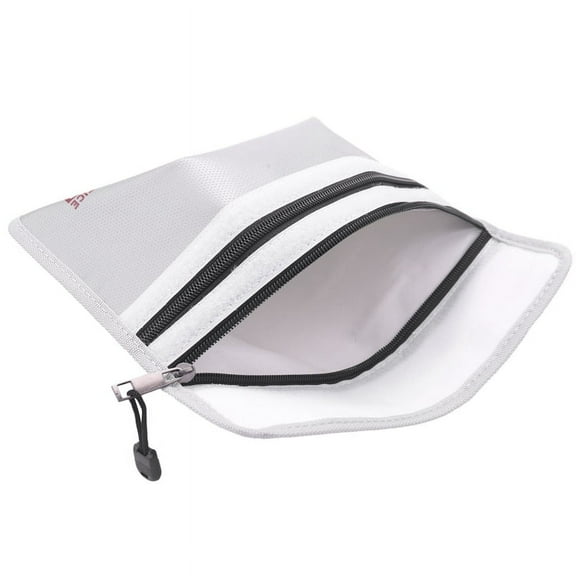 HOT Fireproof Document Bag,Waterproof and Money Bag with Zipper,Fireproof Safe Storage Pouch for Passport .