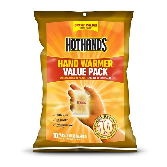 HotHands Hand Warmer 10 Count Air-Activated Long Lasting Warmers