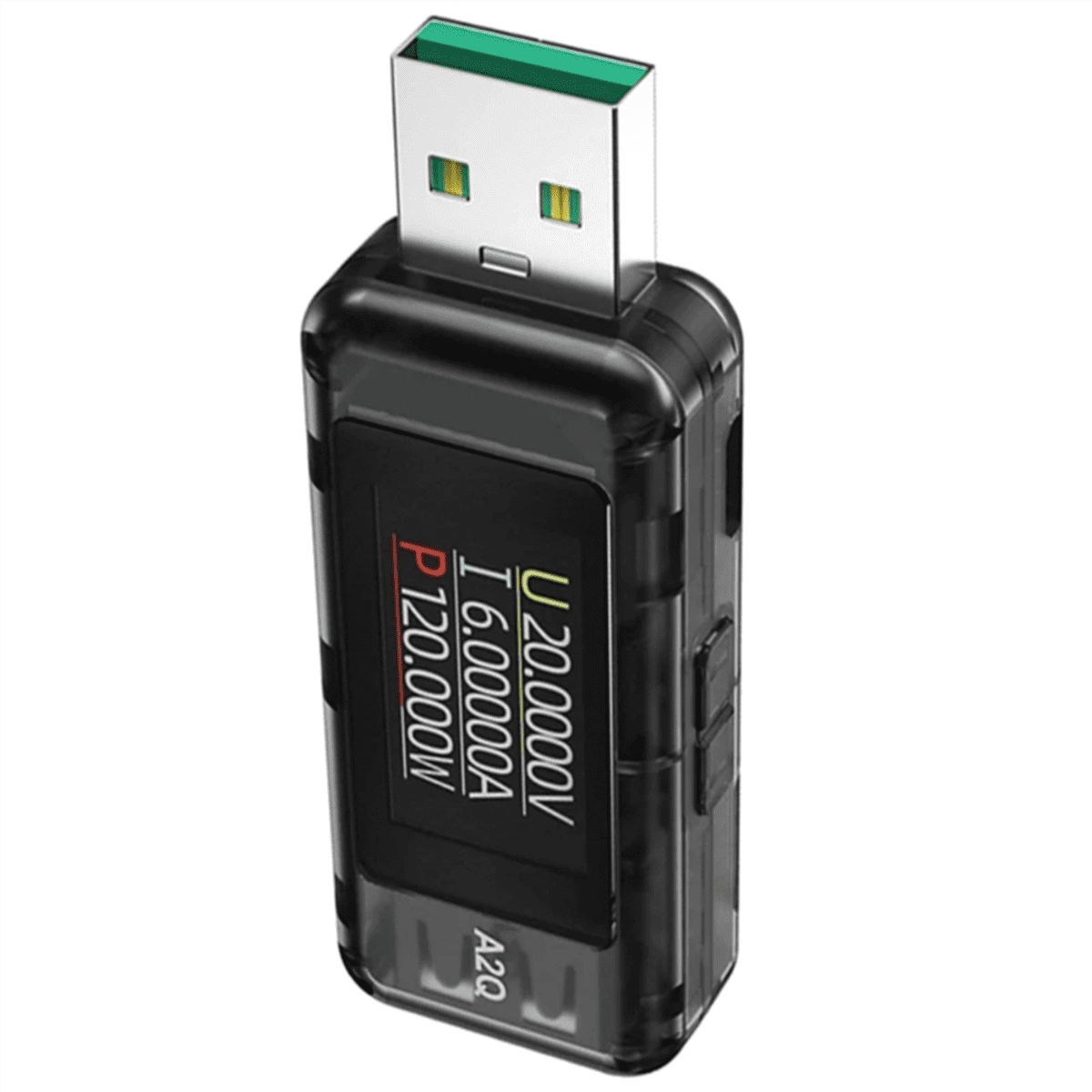 HOT! HOT! A2Q USB and Current Meter Tester Fast Charging 8A 120W Power ...