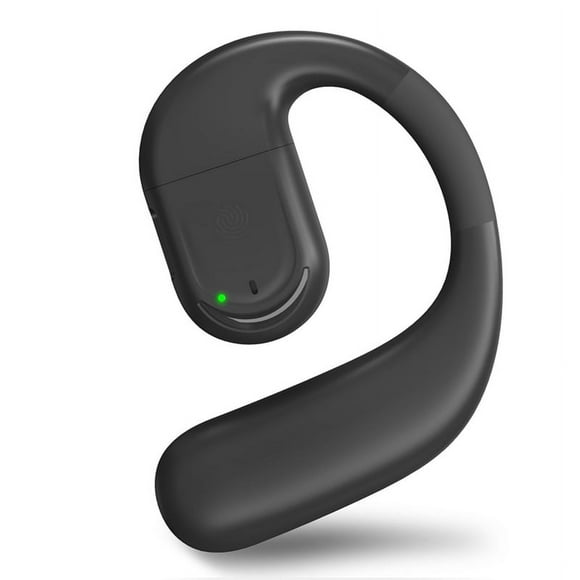HOT HOT Business Wireless Headset 180 Rotatable Bluetooth 5. 4 Ear-Hook Earphone Air Conduction Touch Control Sports Hifi