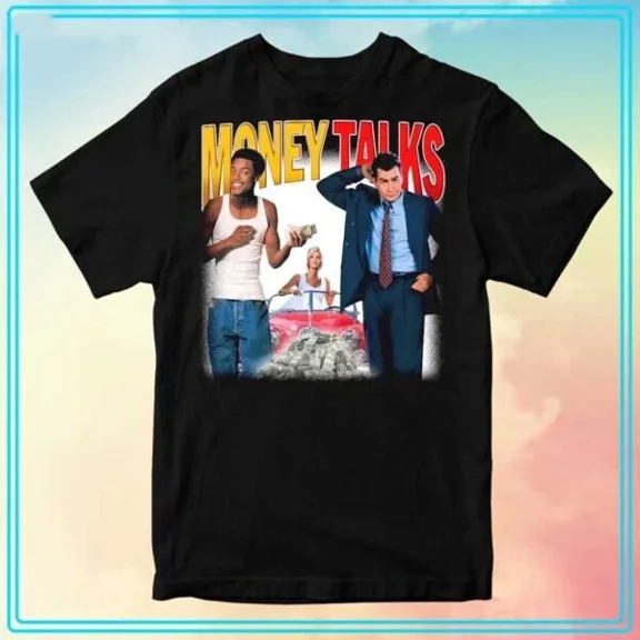 HOT ITEM! Money Talks 1997 Comedy Movie T-Shirt Gift For Friends All Size S-4XL