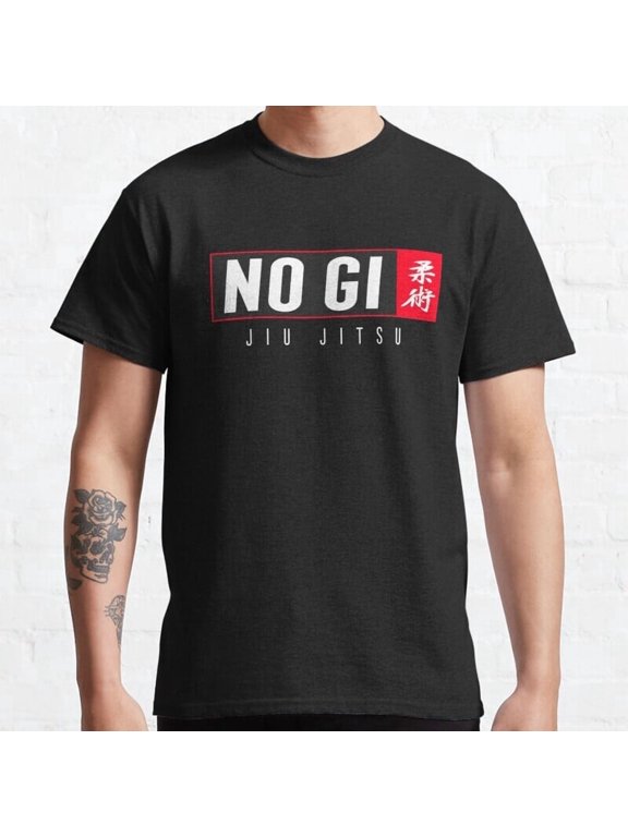 HOT Jiu Jitsu Black Belt No Gi Light Gift Martial Arts BJJ Classic T-Shirt