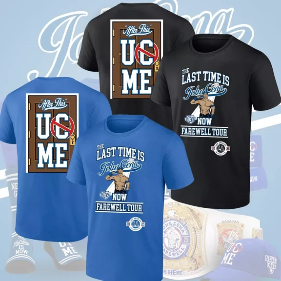 HOT! John Cena The Last Time Is Now 16x Farewell Tour 2025 Los Angeles T-Shirt