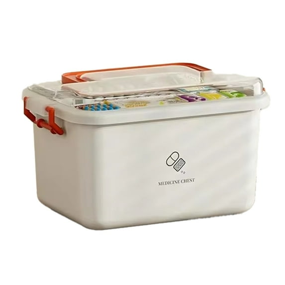 HOT Large Capacity Portable Medicine Box,Multi-Layer Plastic Storage Box, Multifunctional Kit