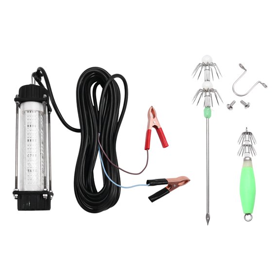 Led High Power Underwater Lure Fish Light Diving Hunt Enhanced Night Fishing Attractor