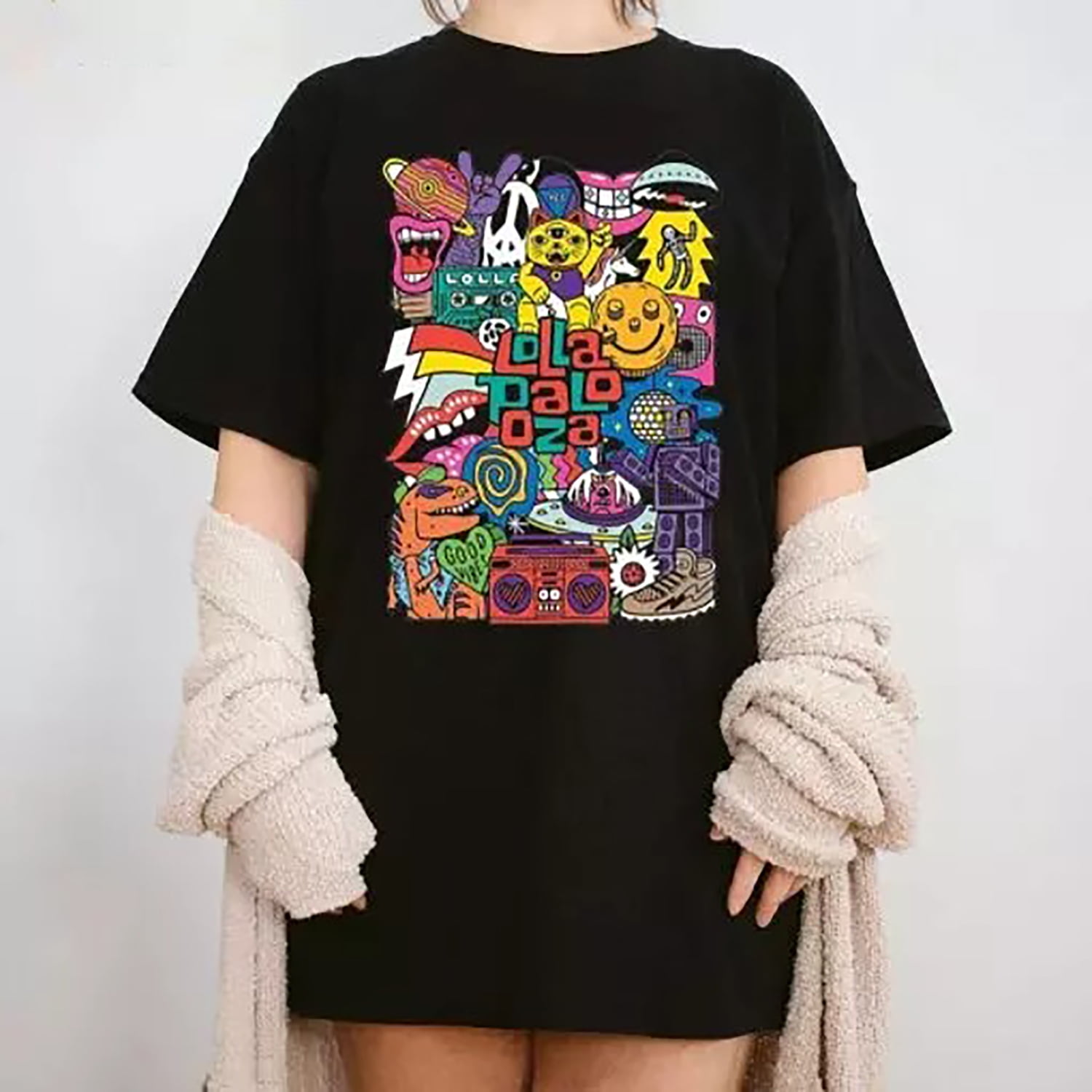 HOT! Lollapalooza 2024 Trending Unisex TShirt Size S5Xl