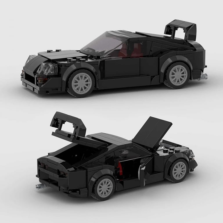 HOT MOC Supra Mk4 City Racing Car Speed Champions Sports Building