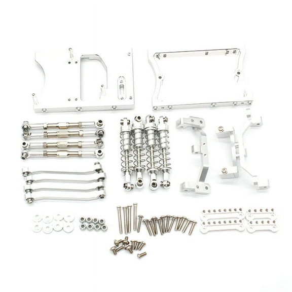 Top Sales Metal Chassis Pull Rods Servo Fixed Mount Bracket for MN D90 D91 MN99S 1/12 RC Car Upgrade Parts,Silver