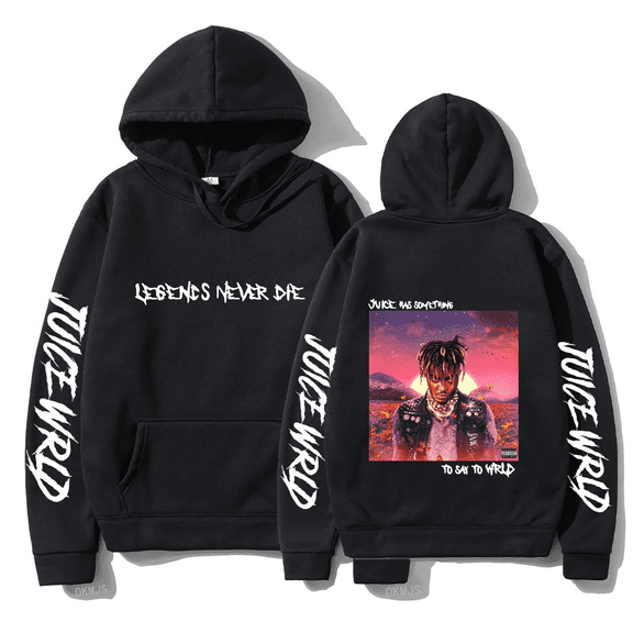 HOT NEW 2025 Juice WRLD Unisexs Hoodie Hip Hop Casual Pullover Hooded Sweatshirts