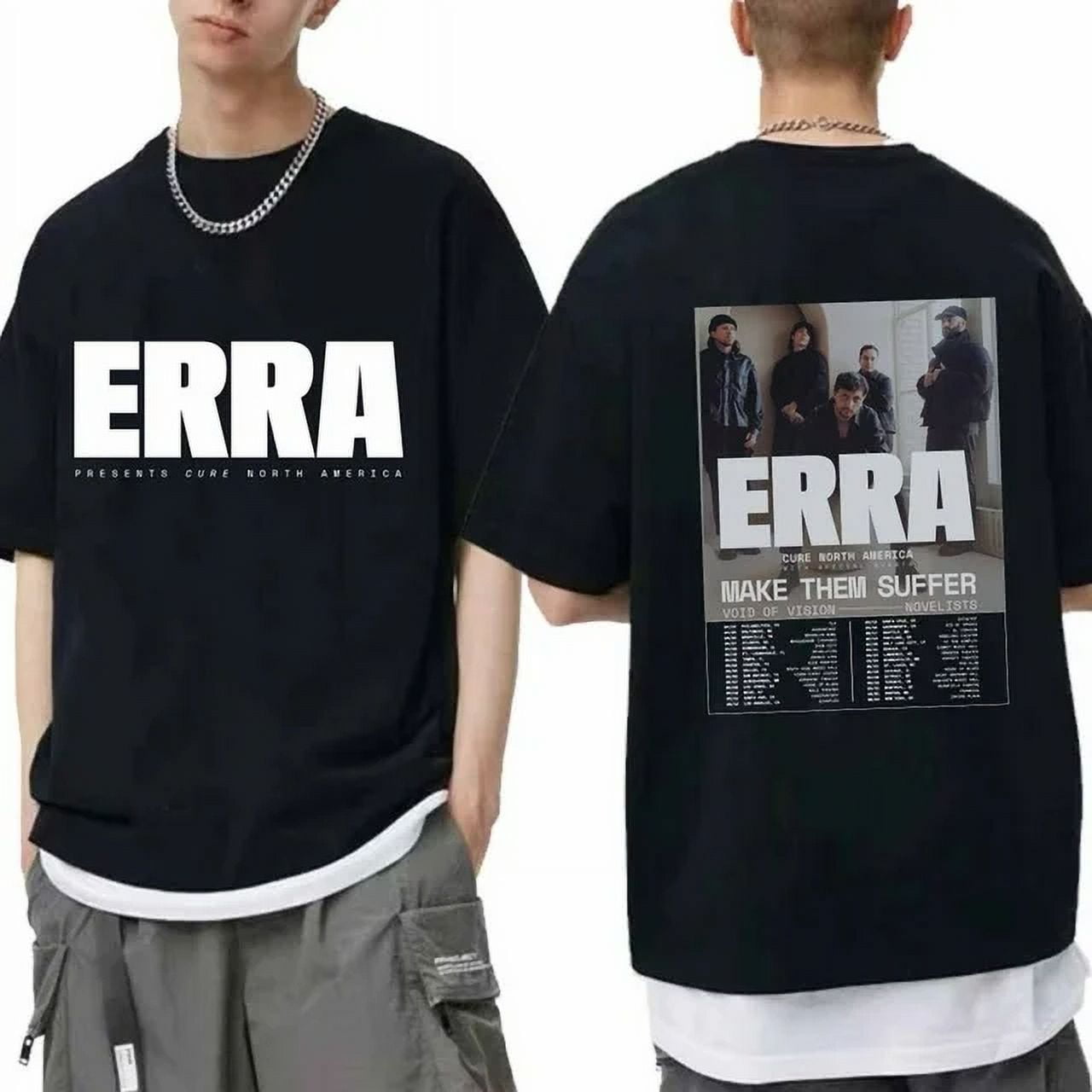 HOT NEW 2SidezClownz ,Erra Cure 2025 North American Tour Shirt Erra