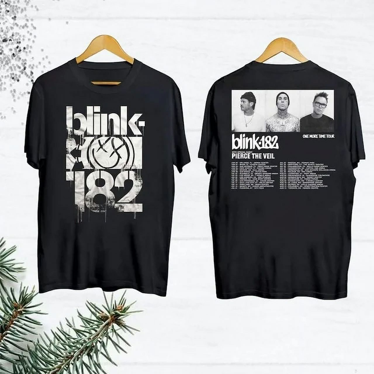 HOT NEW 2SidezClownz ,Vintage Blink 182 One More Time 2024 Tour Shirt Blink 182 Band Fan Gift