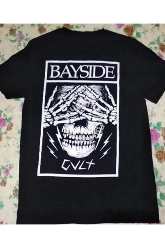 HOT NEW Bayside band black T-shiRT uNISEX aLL SIZES s TO 345xL ta4936
