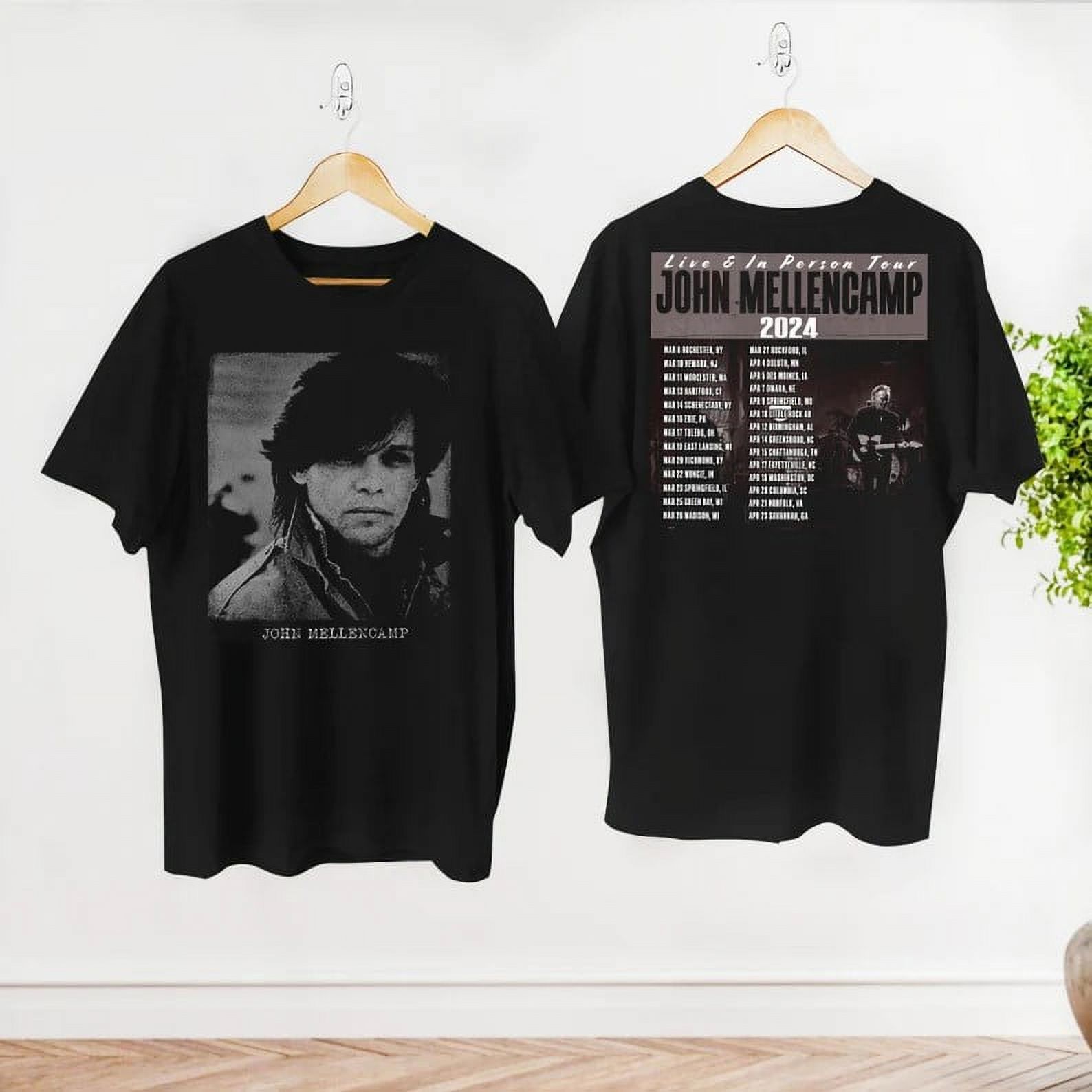 HOT NEW CIEN01082LUXURY ,John Mellencamp 90s Vintage Shirt, John