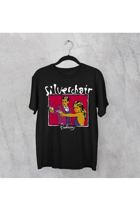 HOT NEW Silverchair Band findaway T-shirt black Short Sleeve All Sizes XA602