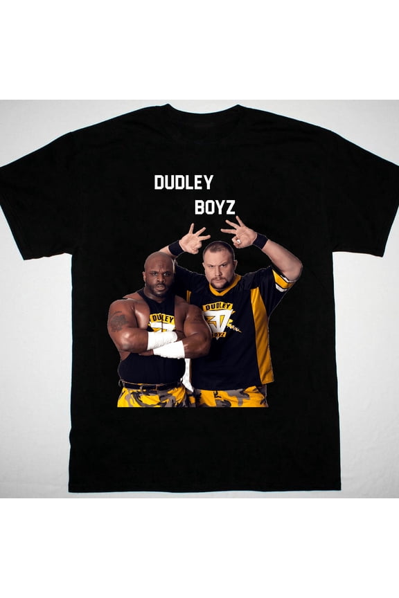 HOT NEW The Dudley Boyz black T-shirt short sleeve All sizes S-5Xl NL3350
