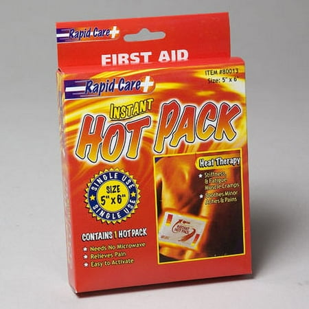 HOT PACK 5X6 SINGLE USE FIRST AID NEEDS NO MICROWV PEGB'L BOX, Case Pack of 24