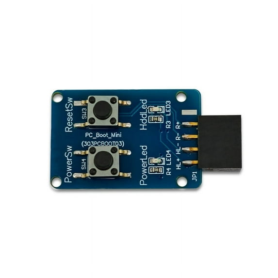 HOT PC-Boot-Mini Motherboard Boot Test Board 9 Pin PC on/ Button for